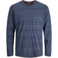 jack  jones camiseta manga larga 12216505 jcoberg tee ls crew neck jnr navy blazer melange para nino