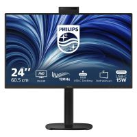 monitor philips 24b2u3301h 238 fullhd ips 120 hz usb-c ajuste de altura webcam integrada