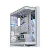 caja pc asus rog cronox gr801 curve tg argb white atxeatxmini-itx lcd blanco