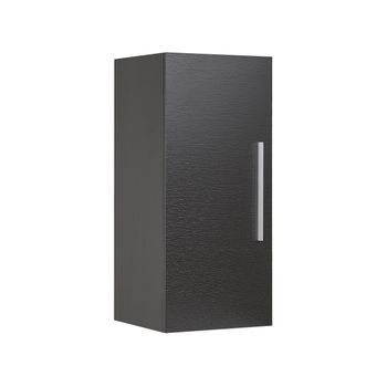 Mueble De Baño Negro 88 X 40 X 35 Cm Moderno 3 Estantes Bilbao