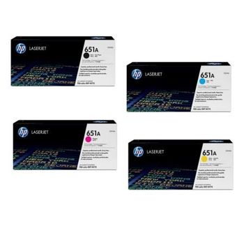 Original Multipack HP LaserJet Enterprise MFP M775z+ Printer Toner Cartridges (4 Pack) -CE340A