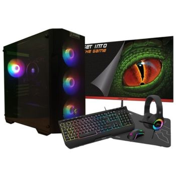 Zone Evil GamingPC AMD Ryzen 5 4650G/32GB/2TB SSD + Monitor 24