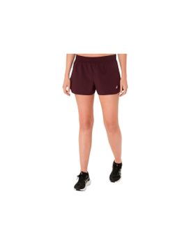 Pantalones de Running ASICS Core Split Short Mujer Rosa Oscuro