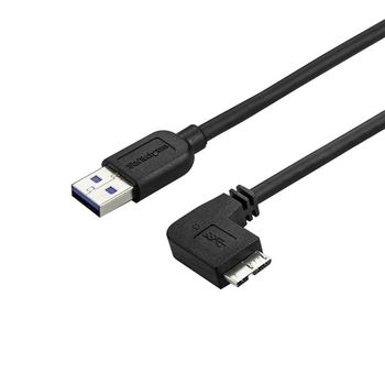 CABLE 0 5M MICROUSB 3 ACODADO