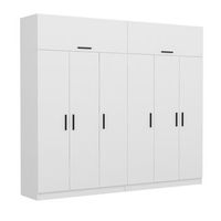 armario kale-3087 blanco 270x235x52 cm