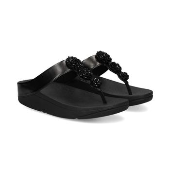 Fitflop Sandalias Cuña Mujer - Negro Talla 40