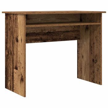 Escritorio Madera De Ingeniería Envejecida 90x50x74 Cm Vidaxl