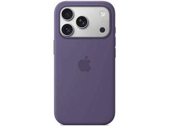Apple Funda de silicona con MagSafe, Para iPhone 17 Pro Max, Compatible correa Crossbody, Niebla lila
