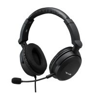 auriculares the g-lab con cable microfono plegable y control de volumen en cable