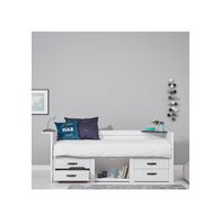 lifetime kids luxury cabin bed with storage - lifetime whitewash