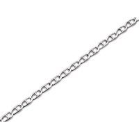 silver 3mm wide anchor chain - 16in - f8734