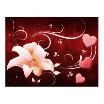 Papel Pintado 3d - Mensaje De Amor (250x193 Cm)