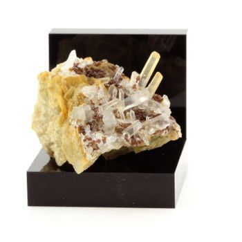Es Esfalerita (blende) -pierre Natural De Francia, Saint-pierre-de-méage-multicoled Crystal, Pirita, Sideritis, Cuarzo | 194.1 Ct - Certificado De