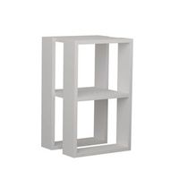 mesita de noche blanca h55 cm - lorrie
