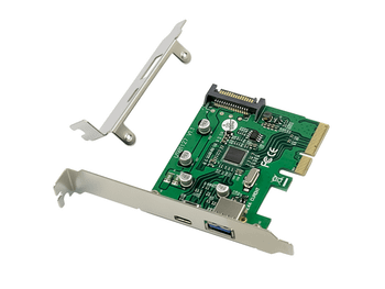 CONTROLADORA CONCEPTRONIC PCIEXPRESS X4 2 PUERTOS USB 3.2 GEN2 ( USB-C,USB-A)
