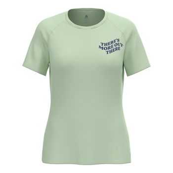 Odlo Essential Print Camiseta De Running Mujeres-Mint