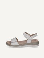 caprice sandal white made of leather without heel size 39