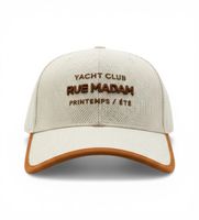 rue madam paris para mujer 1560 gorra rivera beige osfa marron casual algodon