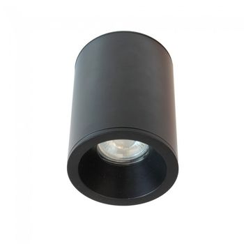 Foco de superficie para baños lutar negro