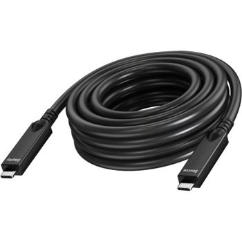 Cable USB-C a USB-C Vision 15 m Negro USB 3.2