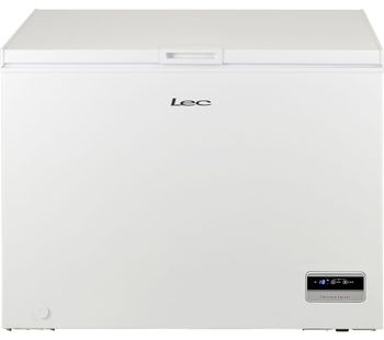 LEC CF300L Chest Freezer - White, White