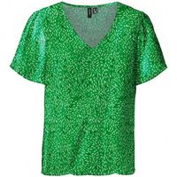 vero moda tops y camisetas easy v-neck para mujer