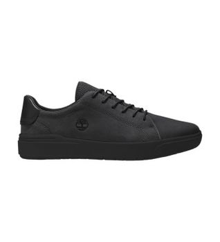 Timberland para hombre. TB0A5S8R0151 Zapatillas de piel de caña baja con cordones Seneca Bay Negro (40), Plano, Casual, Sostenible
