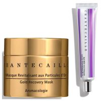 chantecaille exclusive alabaster x gold recovery mask duo
