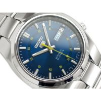 seiko watches reloj automatico hombre seiko 5 snk615k1 - dial azul - 37mm - correa de acero