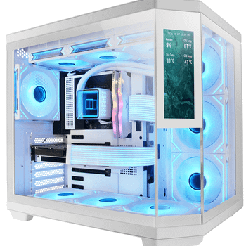 Caja MARS GAMING MC3TCORELCDW Blanco