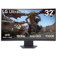 lg ultragear 32gs60qc-b 315 led va qhd 180hz freesync curva