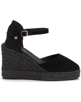 de LA VALETA ALPARGATAS NEGRAS CERRADAS NEGRO