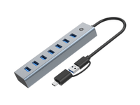 hub usb 30 conceptronic hubbies21g 7 puertos usb-c a 7xusb-a
