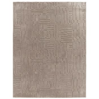 Alfombra moderna Tokko taupe 200x280 cm