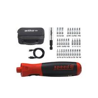 speede pocketdrive electric screwdriver with bit cassette and bag