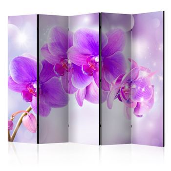 Biombo - Purple Orchids Ii (225x172 Cm)