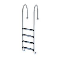 escaleras de pared estrecha