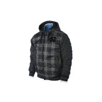 chaqueta air jordan north carolina plaid reversible