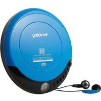 groov-e retro gv-ps110-be personal cd player - blue blue