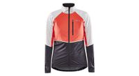chaqueta impermeable adv bike hydro lumen coral negro mujer