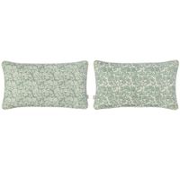 naf naf - 2 fundas de cojin de decoracion harrison 100 algodon - 30x50 cm