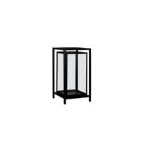 portavelas metal neg 23x23x41