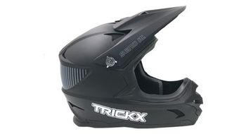Trick x send it 2 casco integral negro   azul