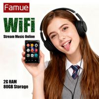 r80gbrfamue pa03 reproductor mp3 android 10 de 28 pulgadas con wifi bluetooth 50 altavoz reproduccion de musica en linea cuerpo metalico play store
