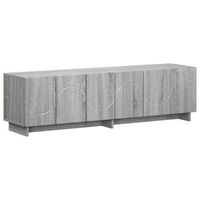 soporte de tv 140 x 345 x 40 cm sonoma gris vidaxl