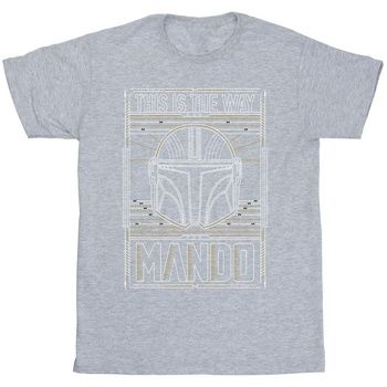 Disney Tops y Camisetas The Mandalorian The Way para niño