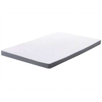 Colchón De Poliéster Blanco Funda Extraíble Con Cremallera 90 X 200 Cm Piccolo