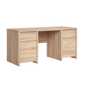 Escritorio 2 puertas 2 cajones tableros de aglomerado laminados madera