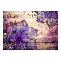 papel pintado 3d - purple memory 350x245 cm