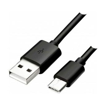 Cable Samsung USB-A a USB-C Oficial Sincronización y Carga Rápida 1m Blanco